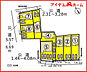 間取り：8号棟　配置図