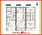 間取り：1号棟　間取図