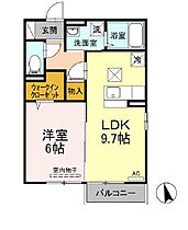 ヴェルデパティオ中央B棟 101 ｜ 大分県中津市中央町２丁目9番45号（賃貸アパート1LDK・2階・40.29㎡） その2