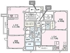 物件の間取り