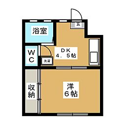 間取図画像 1K