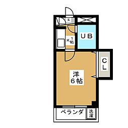 メゾンピア 1Kの間取図画像