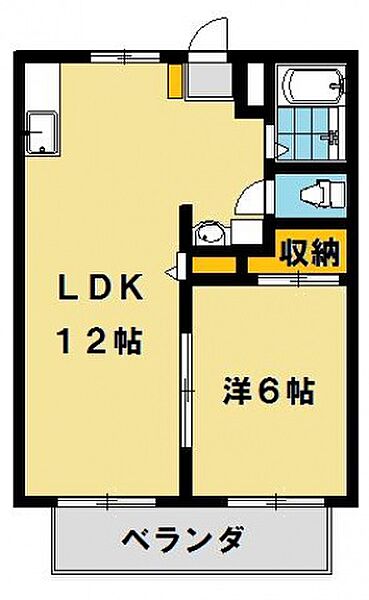 パナハイツサカモト 203号室｜栃木県宇都宮市陽南４丁目(賃貸アパート1LDK・2階・40.92㎡)の写真 その2