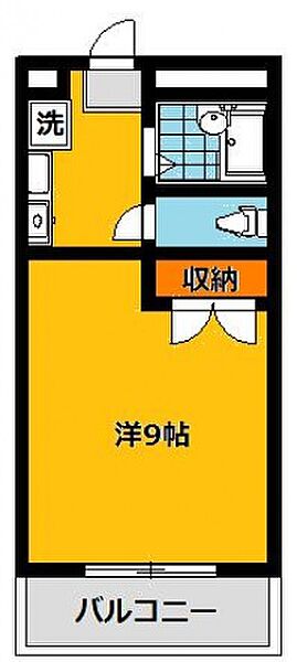 アムール 305号室｜栃木県宇都宮市西川田本町４丁目(賃貸アパート1K・3階・26.49㎡)の写真 その2