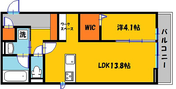 D-NORTH 102号室｜栃木県下都賀郡壬生町大字壬生丁(賃貸アパート1LDK・1階・46.02㎡)の写真 その2