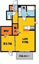 カーサ　クラシオン　Ｂ 101号室 ｜ 栃木県宇都宮市鶴田町1266（賃貸アパート1LDK・1階・36.12㎡） その2