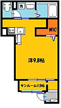 パストラル 103号室 ｜ 栃木県宇都宮市西川田町（賃貸アパート1R・1階・29.40㎡） その2