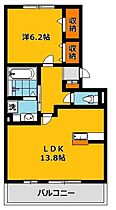 ジェンティール 202号室 ｜ 栃木県宇都宮市西川田町742-3（賃貸アパート1LDK・2階・48.09㎡） その2