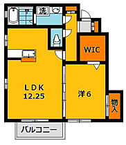 セジュール夢　B 102号室 ｜ 栃木県宇都宮市鶴田町987-6（賃貸アパート1LDK・1階・46.64㎡） その2