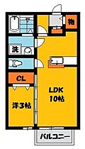 エスポワール海都D 103号室 ｜ 栃木県宇都宮市石井町3412-19（賃貸アパート1LDK・1階・33.26㎡） その2