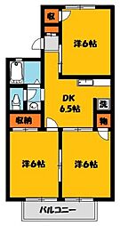 パークサイド安野 2階/203号室