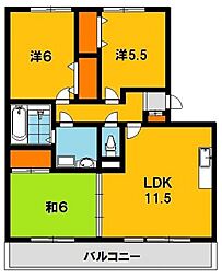 パルティール・ハイツ 2階