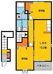 ヒルサイドブローテC 2階