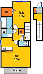 間取図画像 1LDK