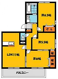 メゾンドールA 2階