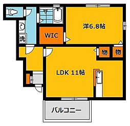 ディアコート駒生E 1階/101号室