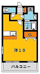 グランピア 1Kの間取図画像