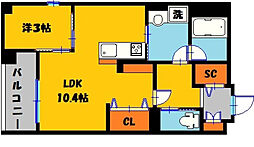 GRANSTORIA 1SKの間取図画像