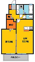 サンモール 1LDKの間取図画像
