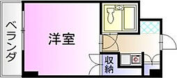 エトワール宇都宮第3 1Kの間取図画像