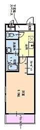 フジパレス武庫之荘1番館 1Kの間取図画像