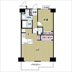 フォレステージュ武庫之荘 1SLDKの間取図画像