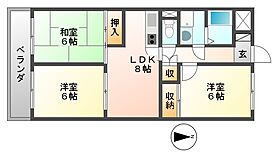 イマキタハイツ29 105 ｜ 兵庫県尼崎市額田町（賃貸マンション3LDK・1階・60.50㎡） その2