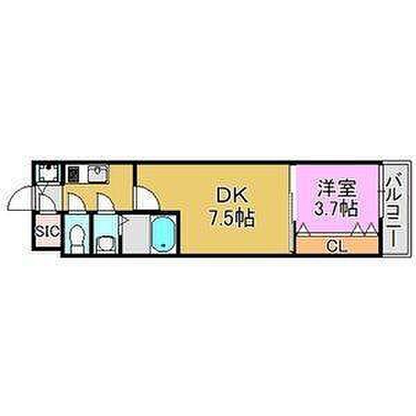 レーヴメゾン出屋敷 1304｜兵庫県尼崎市竹谷町１丁目(賃貸マンション1DK・13階・31.62㎡)の写真 その2