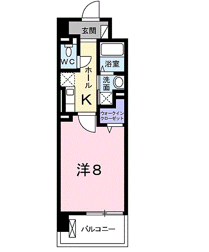 クラシェス尼崎 202｜兵庫県尼崎市建家町(賃貸マンション1K・2階・27.44㎡)の写真 その2