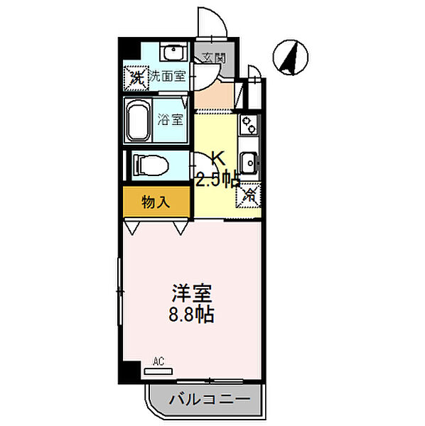 エトワール 105｜兵庫県西宮市津田町(賃貸マンション1K・1階・30.02㎡)の写真 その2