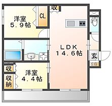 ＧＲＡＮＤ　ＨＥＢＥＬ　塚口 101 ｜ 兵庫県尼崎市塚口本町２丁目10-29（賃貸マンション2LDK・1階・58.36㎡） その2