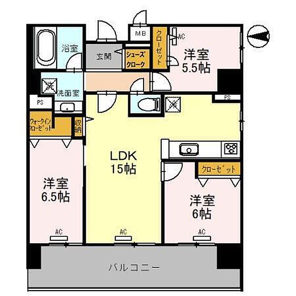 （仮）西宮北口　深津町プロジェクト 811｜兵庫県西宮市深津町(賃貸マンション3LDK・8階・74.30㎡)の写真 その1