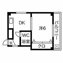 コスモ武庫川 502 ｜ 兵庫県尼崎市武庫川町２丁目33-5（賃貸マンション1DK・5階・25.00㎡） その2