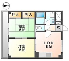 シャンボール塚口 203 ｜ 兵庫県尼崎市塚口町６丁目（賃貸マンション2LDK・2階・43.40㎡） その2