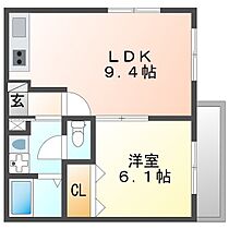 兵庫県尼崎市武庫町１丁目（賃貸マンション1LDK・2階・38.38㎡） その2