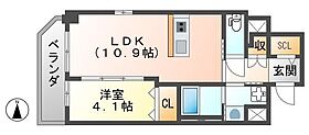 リエール武庫之荘 501 ｜ 兵庫県尼崎市武庫之荘１丁目（賃貸マンション1LDK・5階・39.42㎡） その2