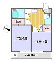 東和コーポ 102 ｜ 東京都清瀬市中里３丁目79-10（賃貸アパート2K・1階・34.70㎡） その2