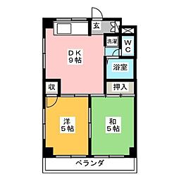 間取図画像 2DK
