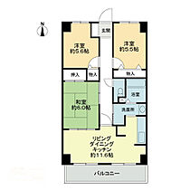 スカール新居浜 202 ｜ 愛媛県新居浜市政枝町1丁目（賃貸マンション3LDK・2階・66.34㎡） その2