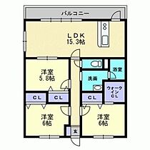 エリヴェール道後 301 ｜ 愛媛県松山市岩崎町1丁目（賃貸マンション3LDK・3階・78.31㎡） その2