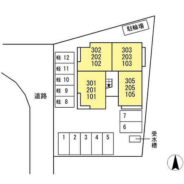 シュヴァル・ドゥーズ 103｜愛媛県松山市空港通1丁目(賃貸アパート1LDK・1階・38.08㎡)の写真 その19