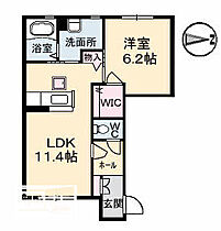 プロムナード生石 A101 ｜ 愛媛県松山市生石町（賃貸アパート1LDK・1階・44.55㎡） その2