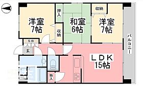 パークヒルズ道後 802 ｜ 愛媛県松山市道後町1丁目（賃貸マンション3LDK・8階・77.00㎡） その2