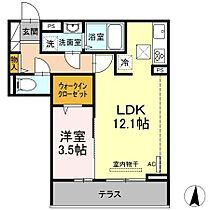 スペランツァ　ウーノ 205 ｜ 愛媛県松山市居相5丁目（賃貸アパート1LDK・2階・40.31㎡） その2