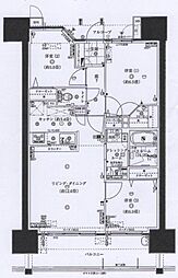 サーパス東石井レジデンス 3LDKの間取図画像