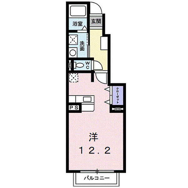 カサデプラシードI 102｜和歌山県御坊市湯川町財部(賃貸アパート1R・1階・33.15㎡)の写真 その2