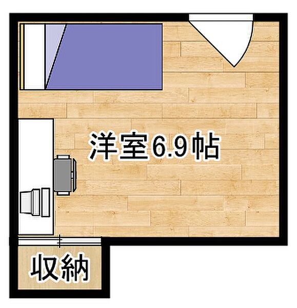 HOUSE S 102｜和歌山県御坊市薗(賃貸アパート1R・1階・11.28㎡)の写真 その3