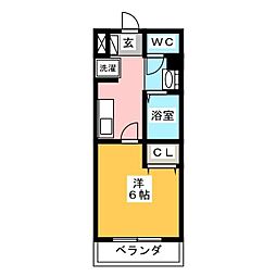 間取図画像 1K
