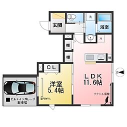 OG cats 1LDKの間取図画像