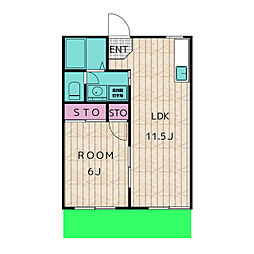 間取図画像 1LDK